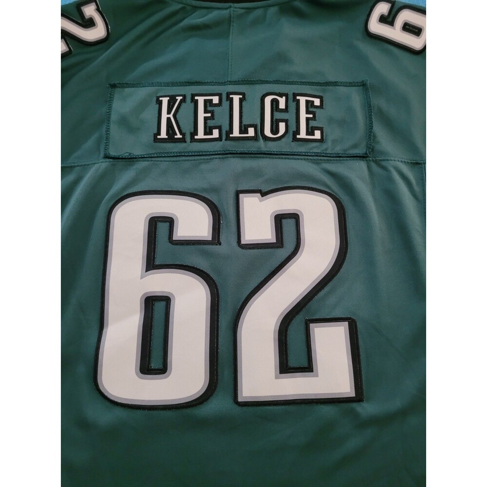 Nike Engineered Jersey Philadelphia Eagles Jason Kelce Midnight Green Mens 3XL - Picture 10 of 12